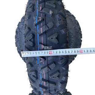 22X10 10寸AN字越野轮胎带铝合金轮毂 沙滩车23X7 卡丁车配件