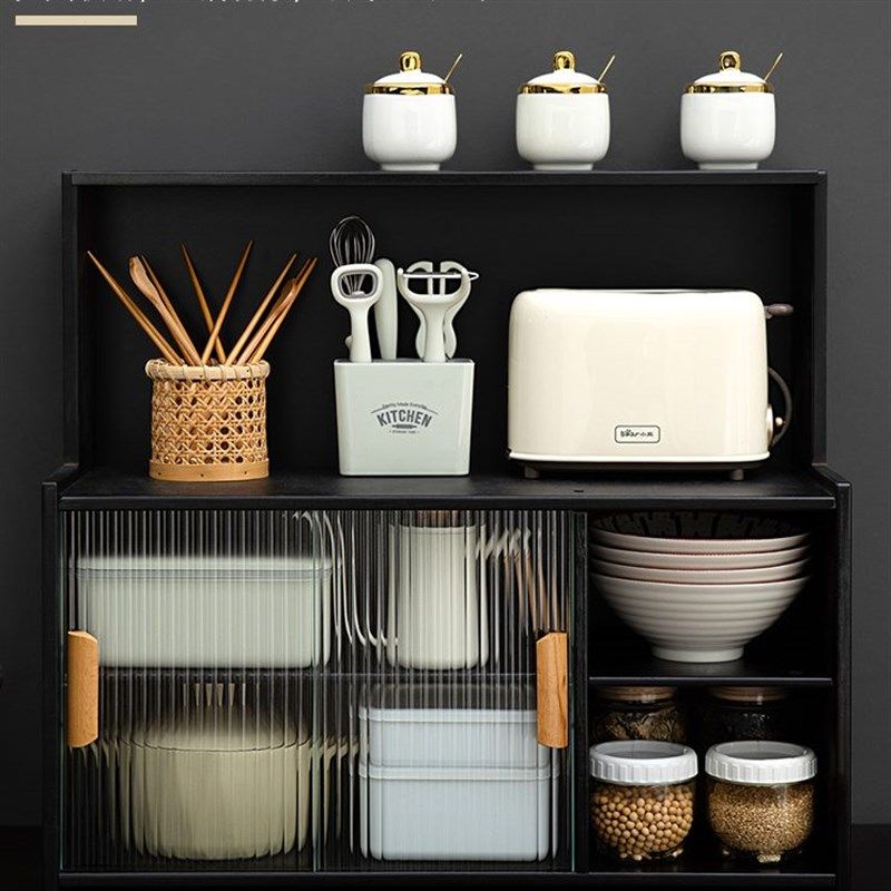 厨房置物架调料碗碟收纳架子微波炉台面用品家用S大全储物柜子多,厨房/烹饪用具,厨房置物架/置物柜/角架,淘宝优惠券,粉丝福利购,淘宝优惠卷