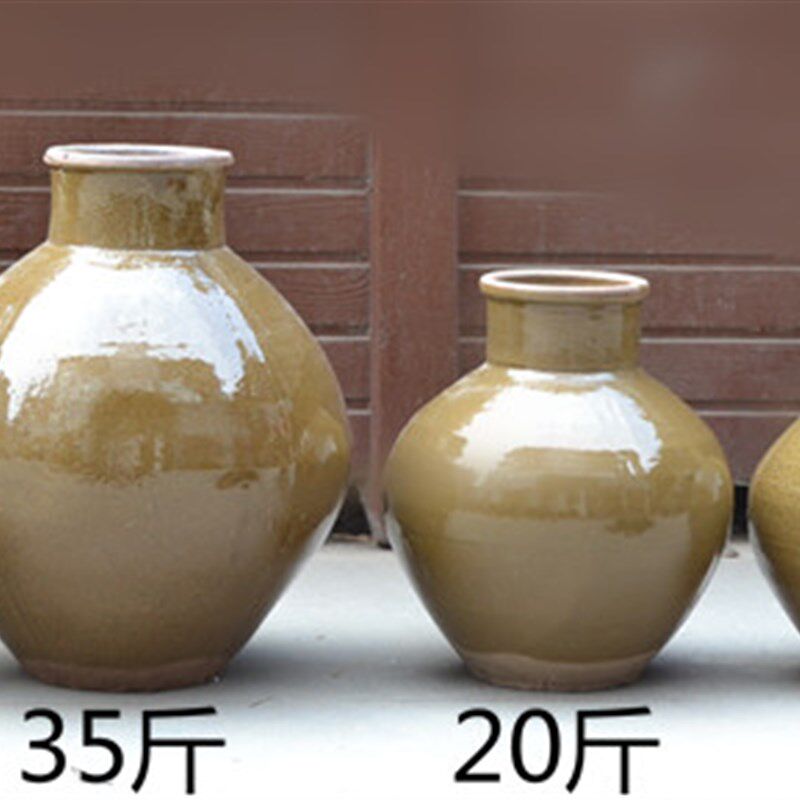 四川土陶腌菜坛泡菜坛子倒u坛浦坛茶叶罐加厚物密封包邮酸菜坛包