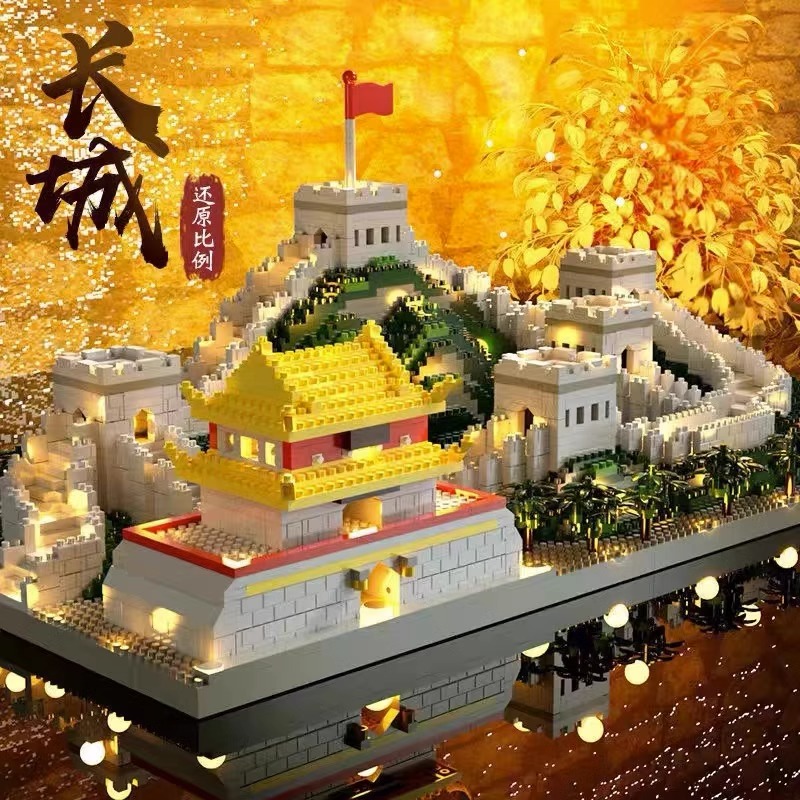 2025新款积木万里长城100000粒高难度大型男孩8拼装玩具礼物12岁9