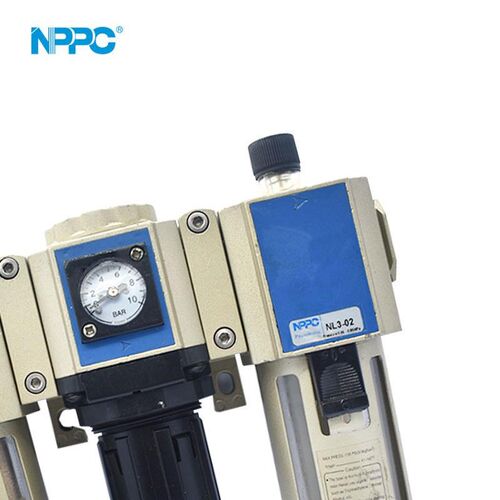 NF3气源三联件NF3-02空气过滤E调压三点式组合空压机油水分离器