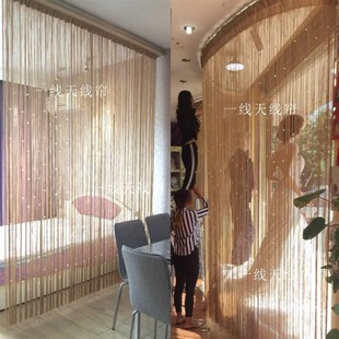 线帘门帘隔断水晶珠帘q装 饰客厅隔断帘玄关帘挂帘卧室屏风流苏帘