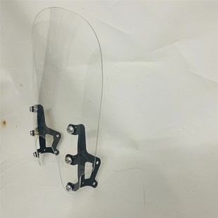 配件 前挡风P玻璃前风挡改装 适用汉威雅痞YP500 B50改装