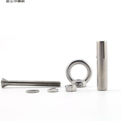 源生 304不锈钢膨胀圈螺丝螺栓 带圈螺丝 房顶挂钩吊钩吊环螺钉