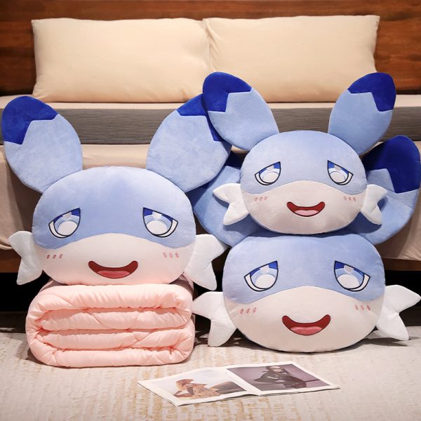 疾旋鼬夏空调被办公室午睡可收纳腰靠枕毯子学生宿舍车用抱枕被子