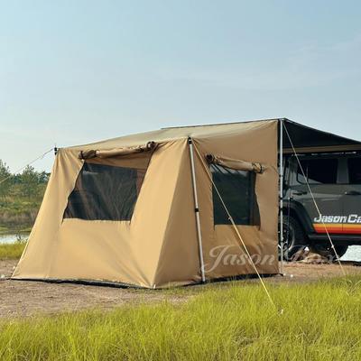 简森户外车边帐拓展配件庇护所Plus天幕帐篷车载侧帐屋脊防雨遮阳