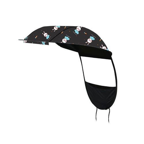 电动车雨棚蓬遮阳伞配件单独电动自行车雨棚挡风罩新款防晒防雨棚