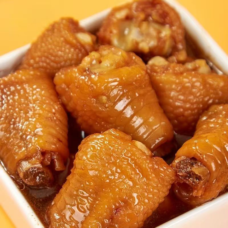 香卤五香鸡拐骨鸡肘网红脆骨熟食卤鸡拐凤肘味不辣小零食食品