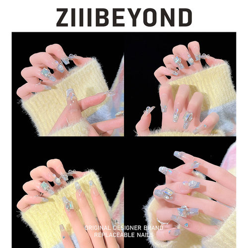 再变纯手工高级感美甲贴片