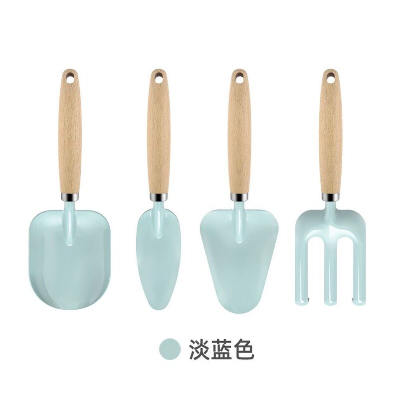 儿童赶海沙滩挖土种花盆栽铲子户外园艺工具套装种植玩具