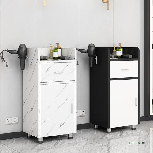 美发店工具柜发廊专用理发店柜子工具台木质烫染剪发柜子储物柜
