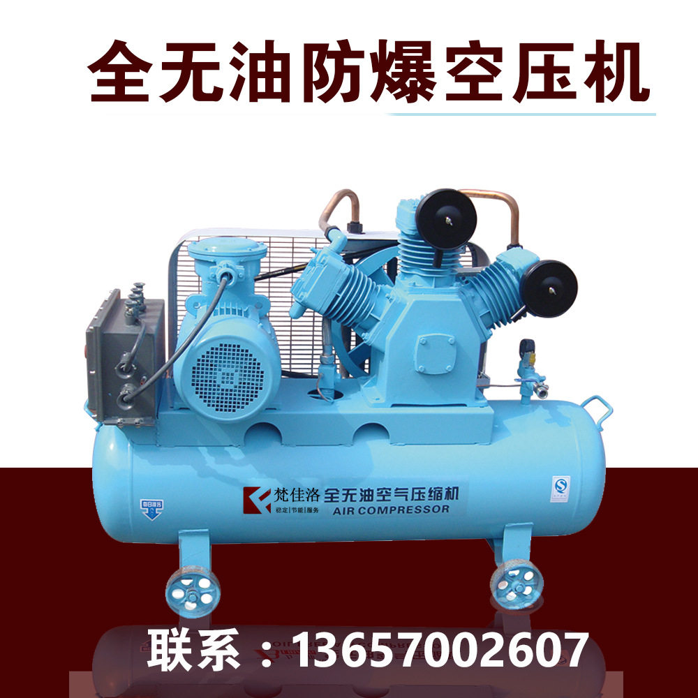 全无油空气压缩机无油空气压缩机气泵增压机高压