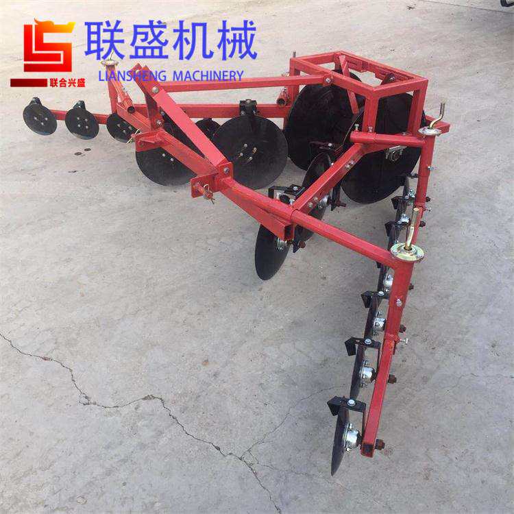 麦田药材打梗筑垄器 圆盘片式打埂机 操作简单可调节宽度筑梗机