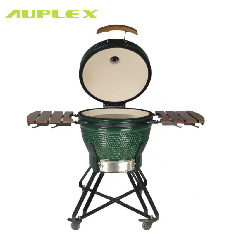 美式户外BBQ烧烤炉 便携式24寸烧烤架木炭柴火陶瓷烧烤炉Kamado