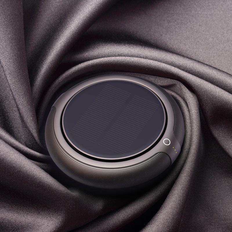 太阳能车载空气净化器小型负离子净化器无线智能汽车用空气净化器