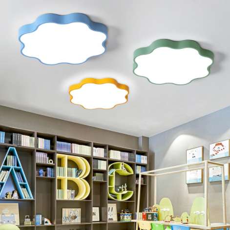 卡通灯儿童花朵吸顶灯幼儿园超薄早教托班卧室灯走廊创意简约灯具