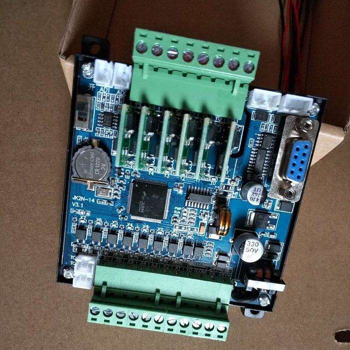 PLC工控板国产14点单板式FX2N14MR/MT-2TK温度带485