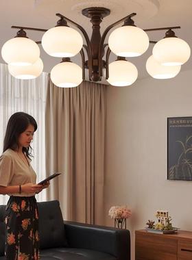 美式复古客厅灯大厅主灯中古风美拉德吸顶灯大气简约高级感卧室灯