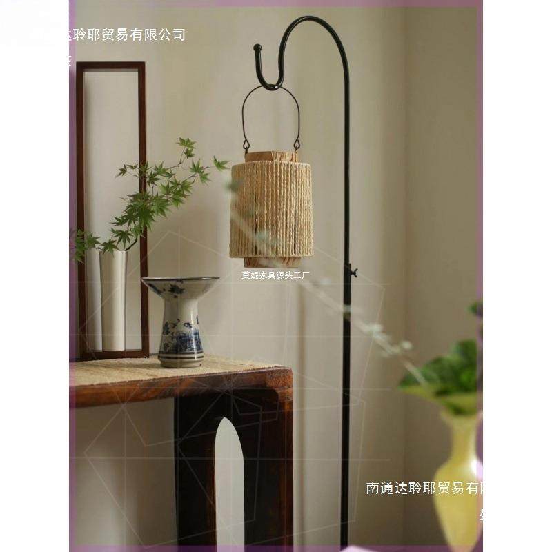 中式落地灯客厅卧室氛围感高颜值复古装饰摆件设计感立灯新中式