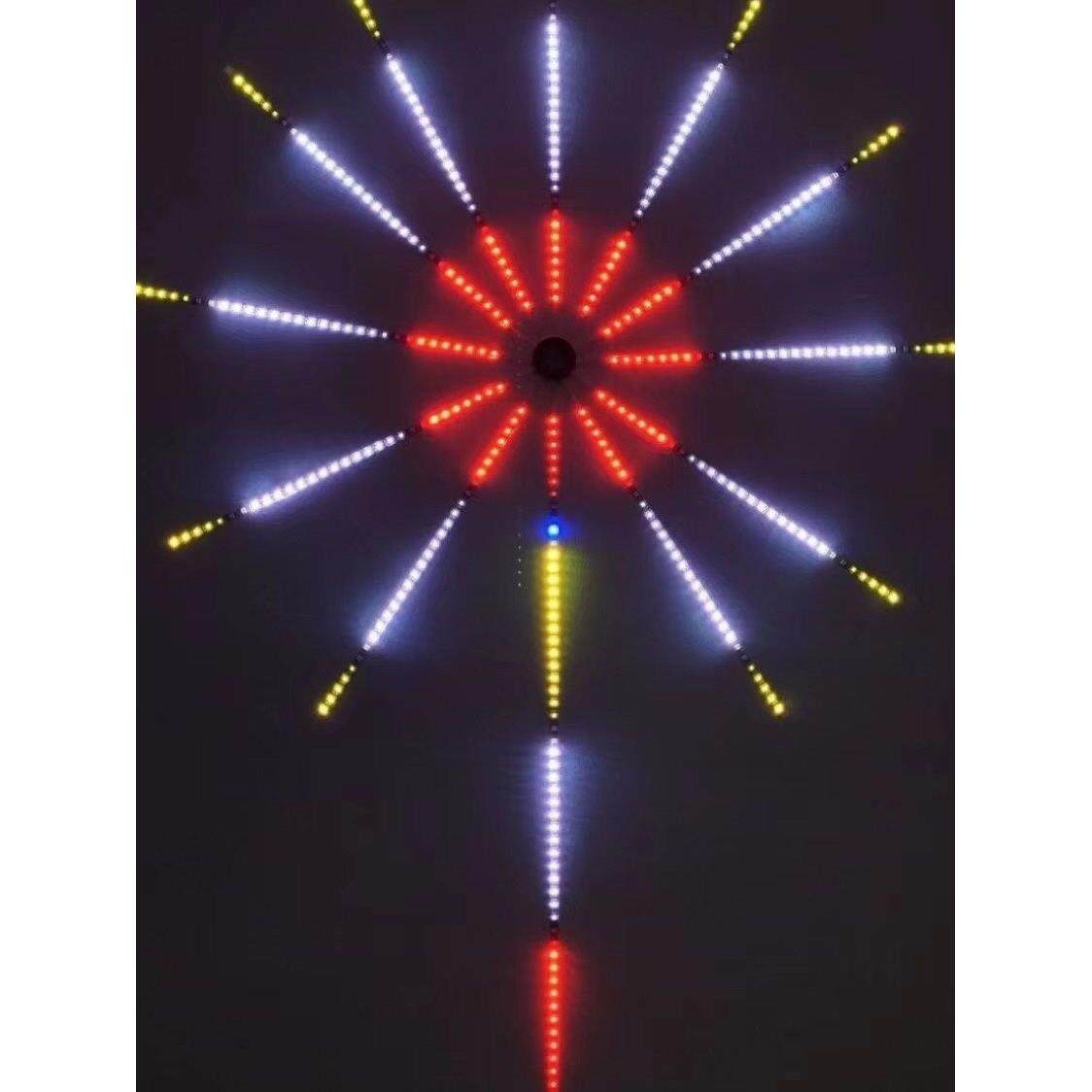 烟花灯户外庭院装饰七彩氛围灯LED电子礼花灯声控