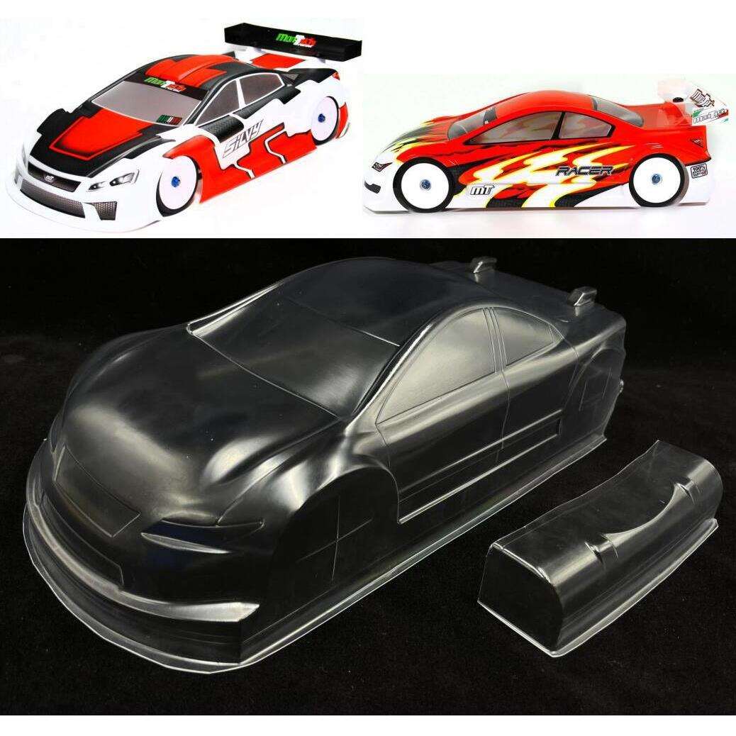 1/10平跑车壳MiniM车壳Racer透明PC车壳225mm遥控车壳M225