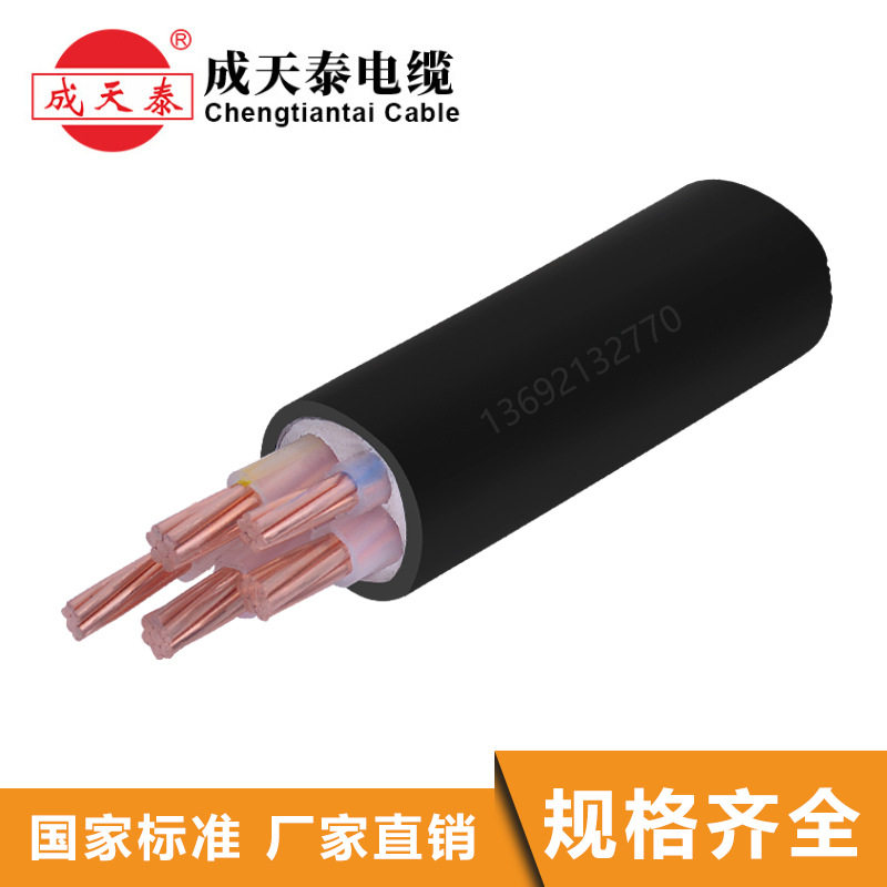 厂家直销直供国标成天泰电缆YJV3X25+2X16mm2