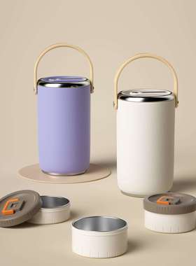 真空保温提锅送饭304不锈钢密封饭盒上班族大容量便携饭桶