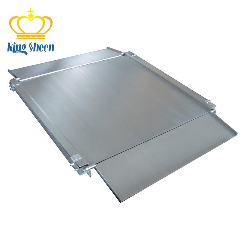 勤酬2t不锈钢1.5*1.5m超低地磅3t防腐防潮电子磅秤1t电子平台称