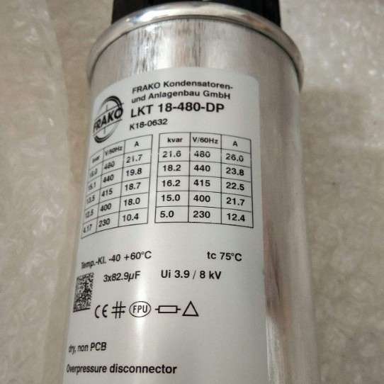 FRAKO 电容器 LKT 12.5-690-DP