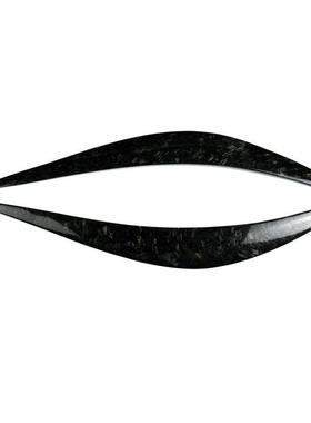 适用于14-21款英菲尼迪Q50Q50L锻造纹改装专用灯眉大灯装饰眼眉贴