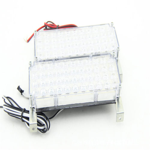 汽车LED爆闪警示灯一拖二中网开道安防频闪灯12V24VLED-18A