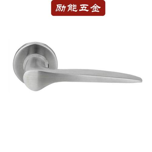 304不锈钢精铸实心砂光拉丝门拉手家居商业工程防盗执手锁门把手