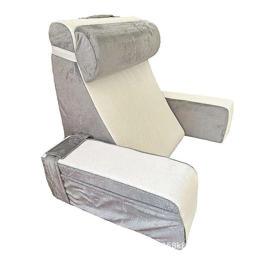 空气层阅读枕多功能靠枕床上用品可拆卸海绵阅读枕可定