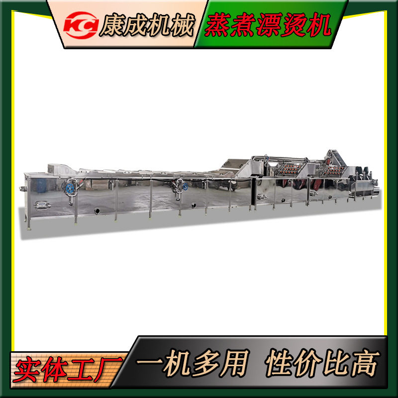 厂家热销芦笋杀青机 冬瓜南瓜漂烫机 全自动山楂片杀青机品质保证