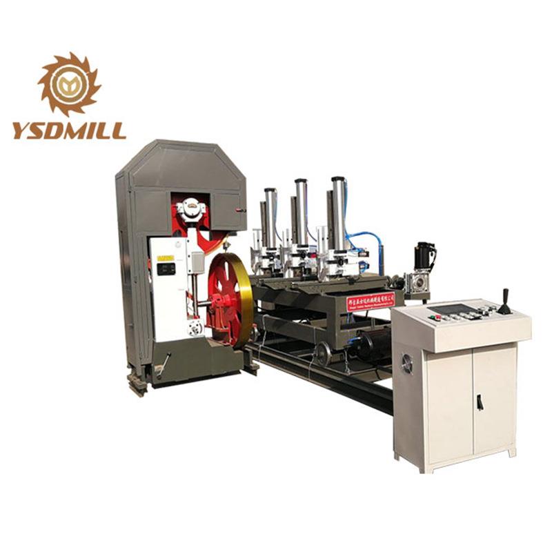 直销大型木工带锯跑车原木推台锯全自动数控木工跑车带锯机