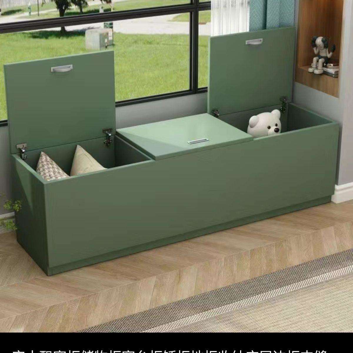 卧室床边床尾夹缝柜窄长条加宽缝置物储物柜飘窗拼接床矮柜