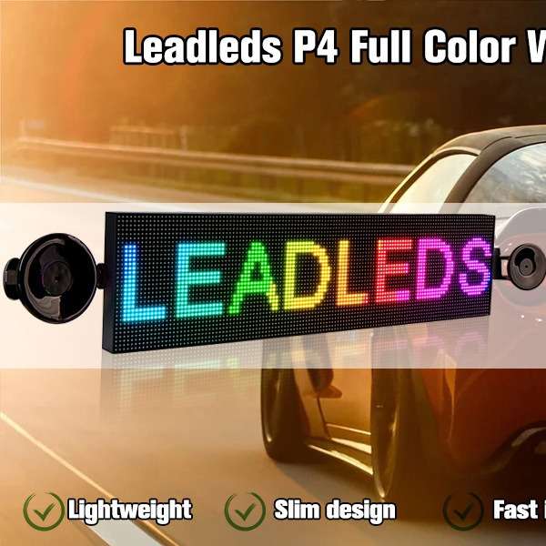 led显示屏广告屏门头广告牌电子滚动走字高清全彩屏幕显示屏