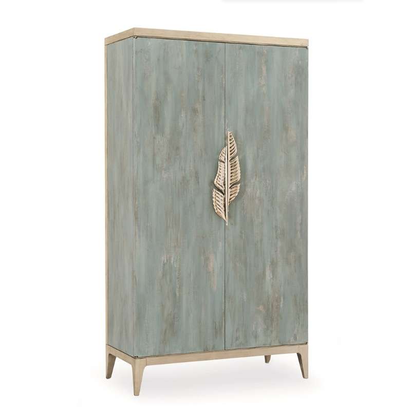 caracole美式复古做旧实木玄关柜法式轻奢客厅靠墙沙发边柜餐