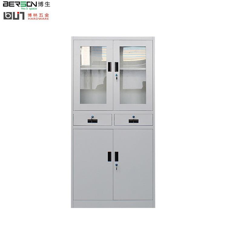 文件柜铁皮柜办公室员工储物柜抽屉式带锁钢制资料柜置物柜档案