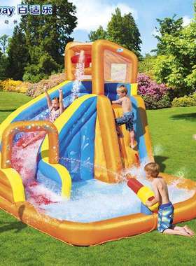 Bestway53301水上滑梯游乐场户外大型冲浪帆板53303滑梯游乐场
