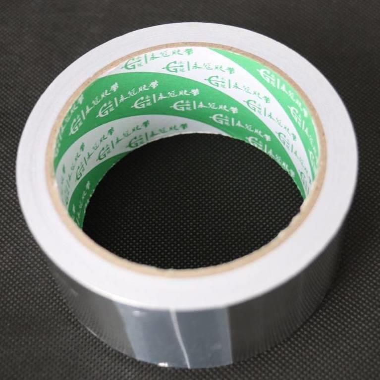 零售铝箔胶带铝箔锡纸胶带高温胶带粘烟筒胶带5公分16米