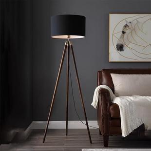 落地灯客厅简约后现代创意地灯北欧美式家用设计三角立式台灯