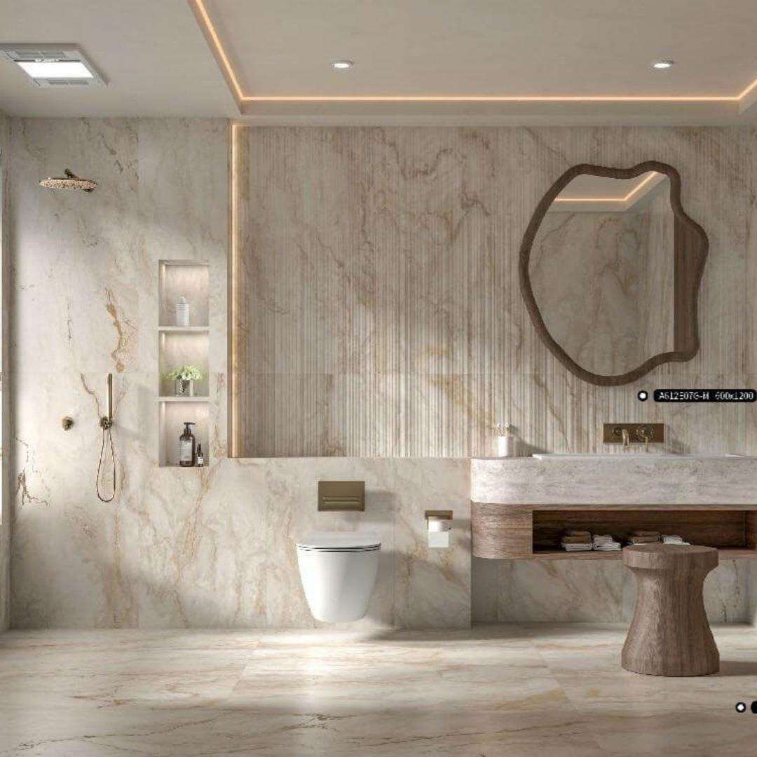 质感砖干粒微模具面拉槽砖600×1200别墅设计师款卧室卫生间阳台