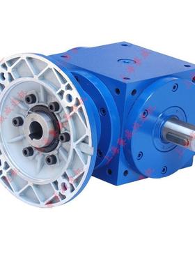 HDF17-1:1-I铸铁螺旋伞齿轮箱转向器直角换向箱锥齿轮方形减速机