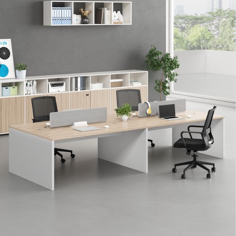 办公家具职员办公桌员工桌椅组合屏风隔断4/6卡位简约现代电脑桌