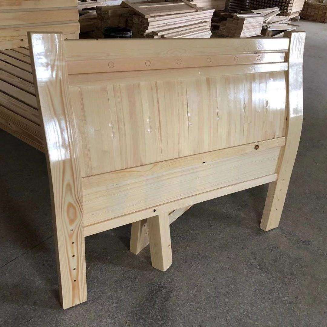 实木床1.8米双人床成人主卧1.5米现代简约1.2米经济型1米单人床