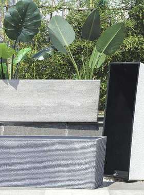 长方形户外超大花箱塑料种植槽庭院马槽盆阳台特大号加厚花盆槽