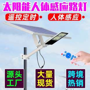 太阳能灯花园防水庭院灯户外led公路建设新农村人体感应投光壁灯