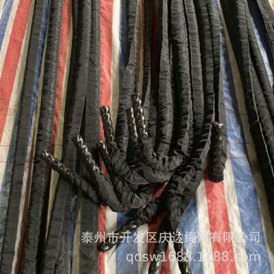 供应加凯夫拉尼龙全保护套的格斗绳搏斗绳健身绳战斗甩大绳