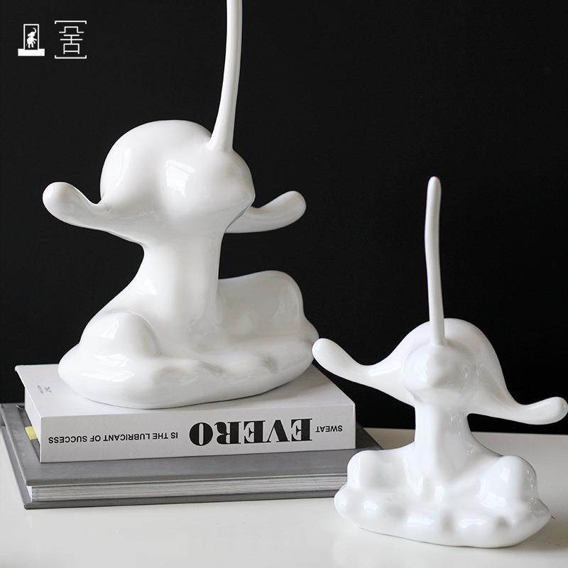 现代简约创意长鼻子人像摆件样板房书房客厅儿童房售楼处软装饰品,金属材料及制品,金属加工件/五金加工件,淘宝优惠券,粉丝福利购,淘宝优惠卷
